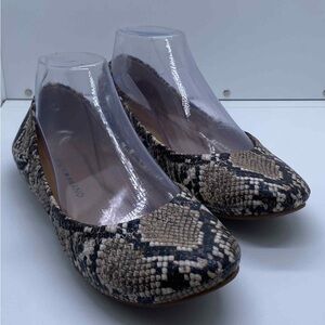 Lucky Brand Emmie Snake Print Women’s Flats Size 7